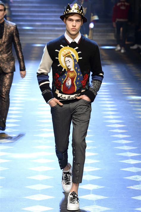 dolce gabbana fall 2017 men|dolce and gabbana men's clothing.